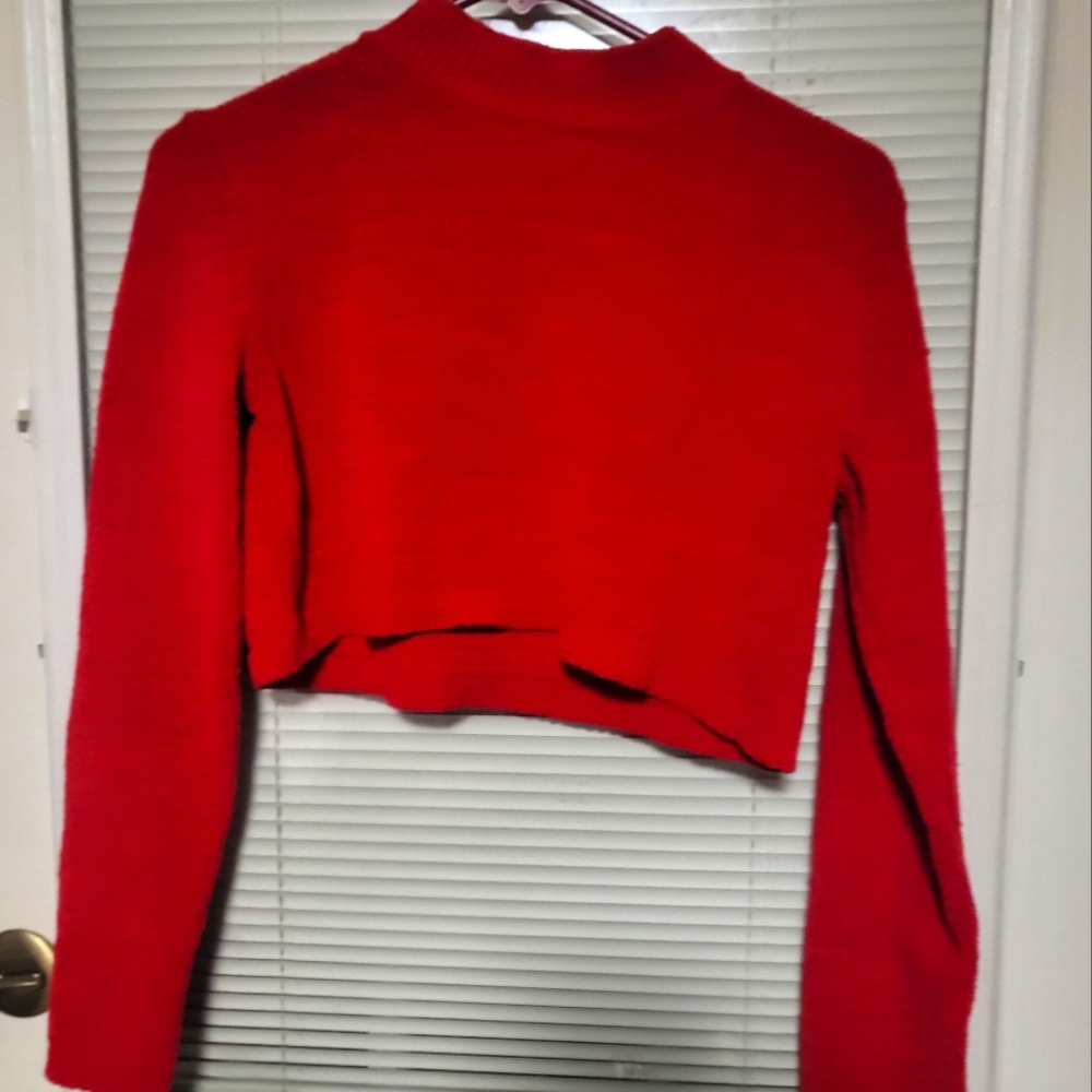 Wild Fable, red crop top.